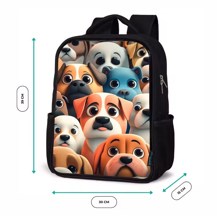 Kinderrucksack - Schwarz - Tollwut — 6