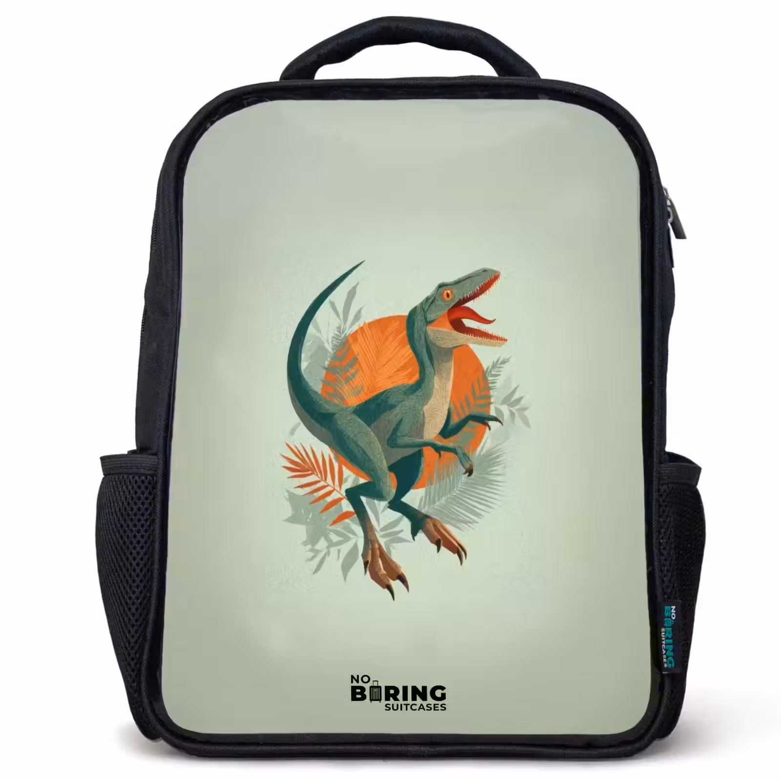 Kinderrucksack - Schwarz - Tier - Dino - Natur — 1