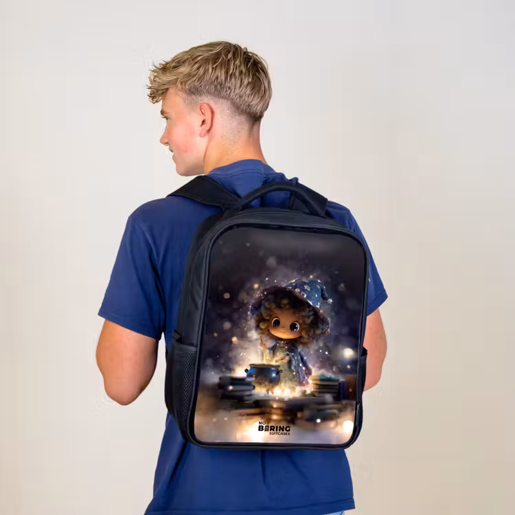 Kinderrucksack - Schwarz - Magische Nacht der Magie — 3
