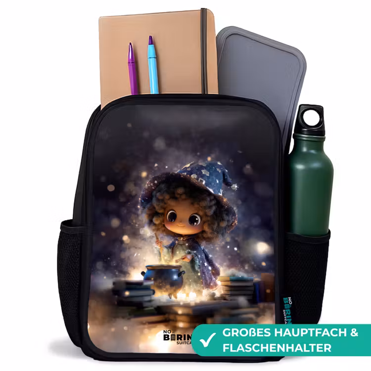 Kinderrucksack - Schwarz - Magische Nacht der Magie — 8