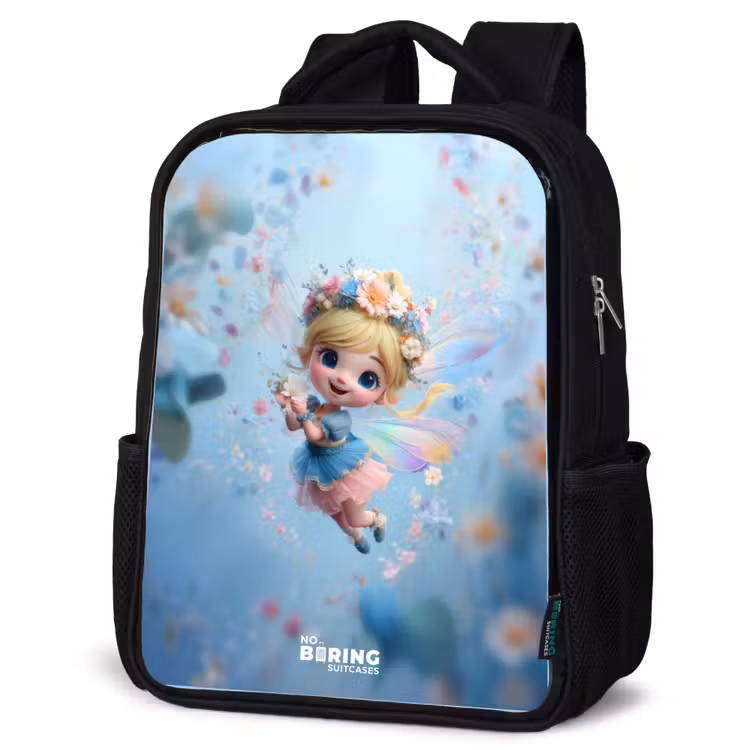 Kinderrucksack - Schwarz - Schmetterling Fee in Flower Air — 4