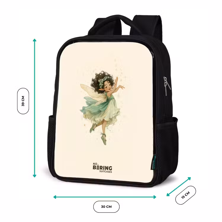 Kinderrucksack - Schwarz - Tanzende Waldfee — 6