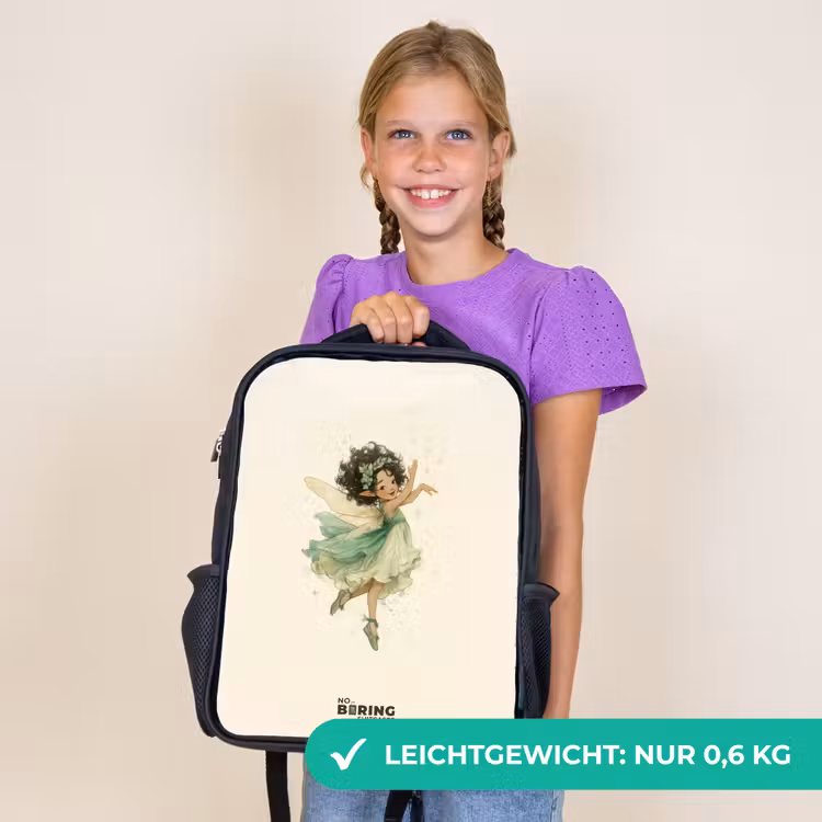 Kinderrucksack - Schwarz - Tanzende Waldfee — 7