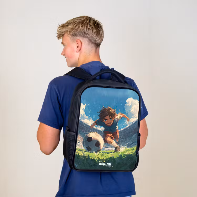 Kinderrucksack - Schwarz - Stadion - Fußball - Junge — 3