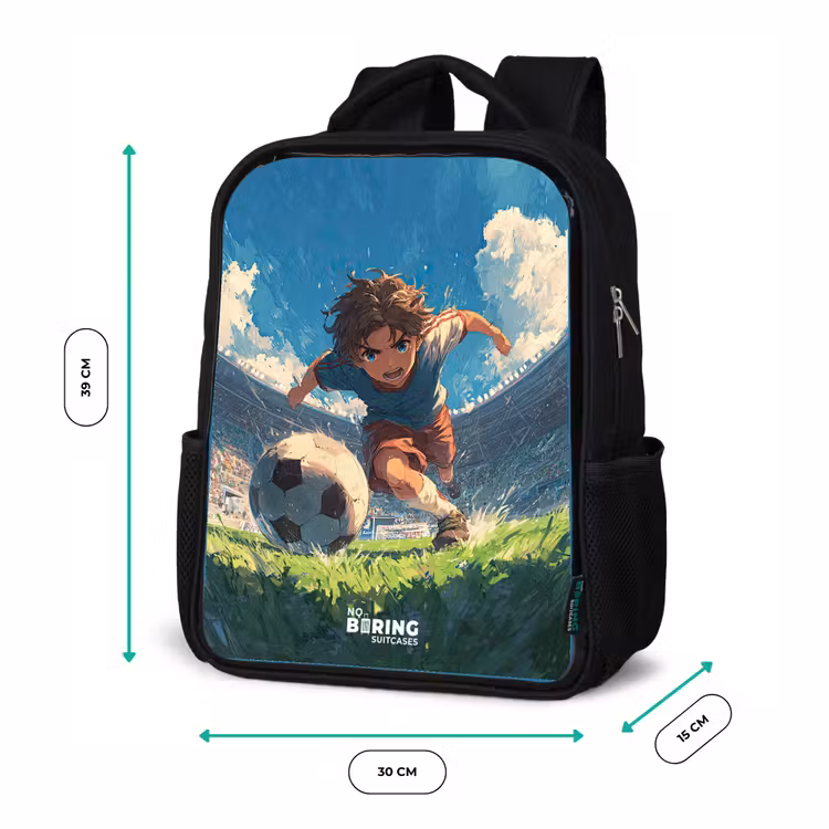 Kinderrucksack - Schwarz - Stadion - Fußball - Junge — 6