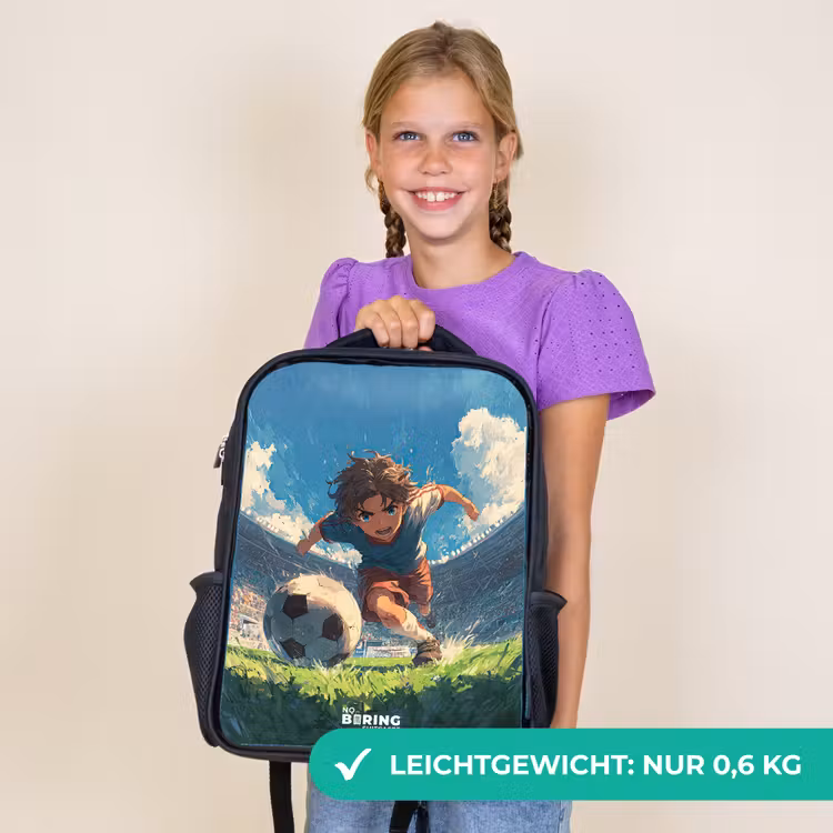 Kinderrucksack - Schwarz - Stadion - Fußball - Junge — 7