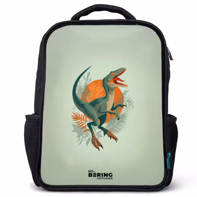 Kinderrucksack - Schwarz - Tier - Dino - Natur — 1