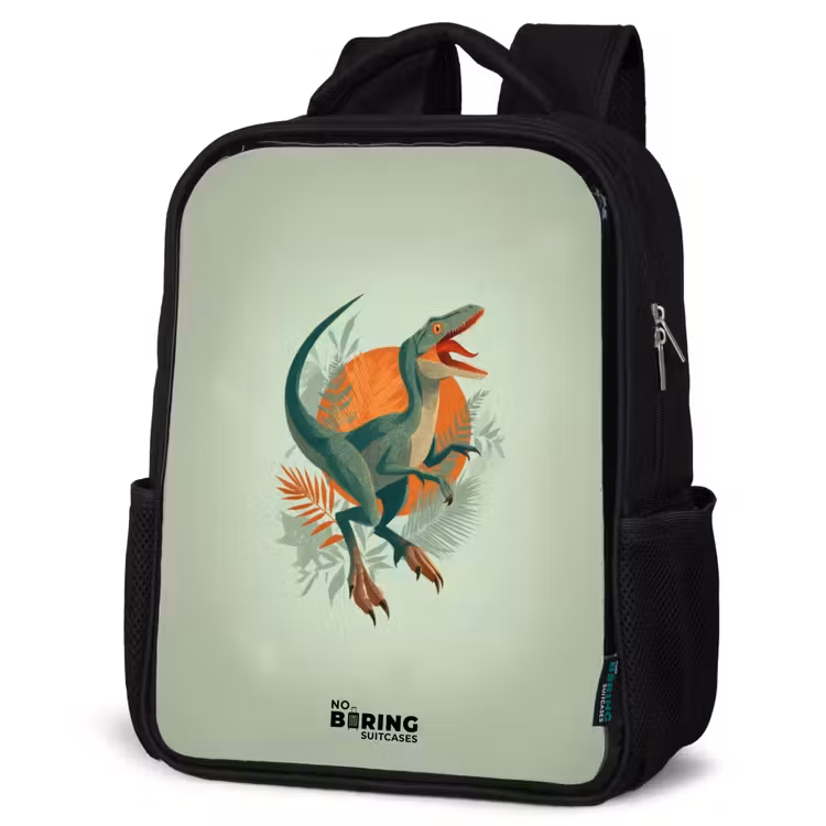 Kinderrucksack - Schwarz - Tier - Dino - Natur — 4