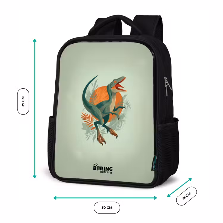 Kinderrucksack - Schwarz - Tier - Dino - Natur — 6
