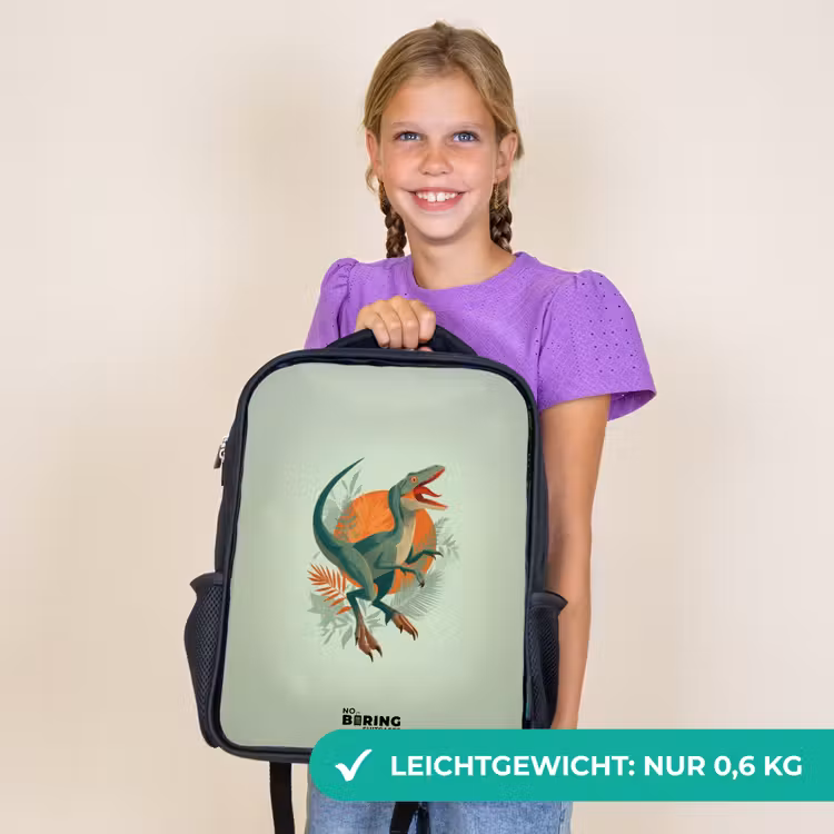 Kinderrucksack - Schwarz - Tier - Dino - Natur — 7