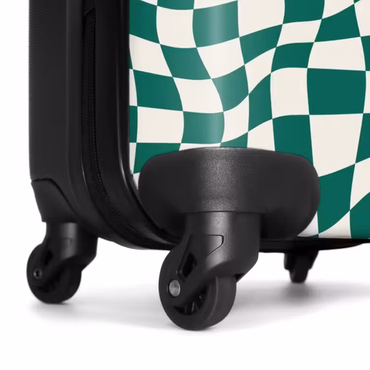 Koffer - Patterns - Optische Täuschung in Grün und Weiß — 6