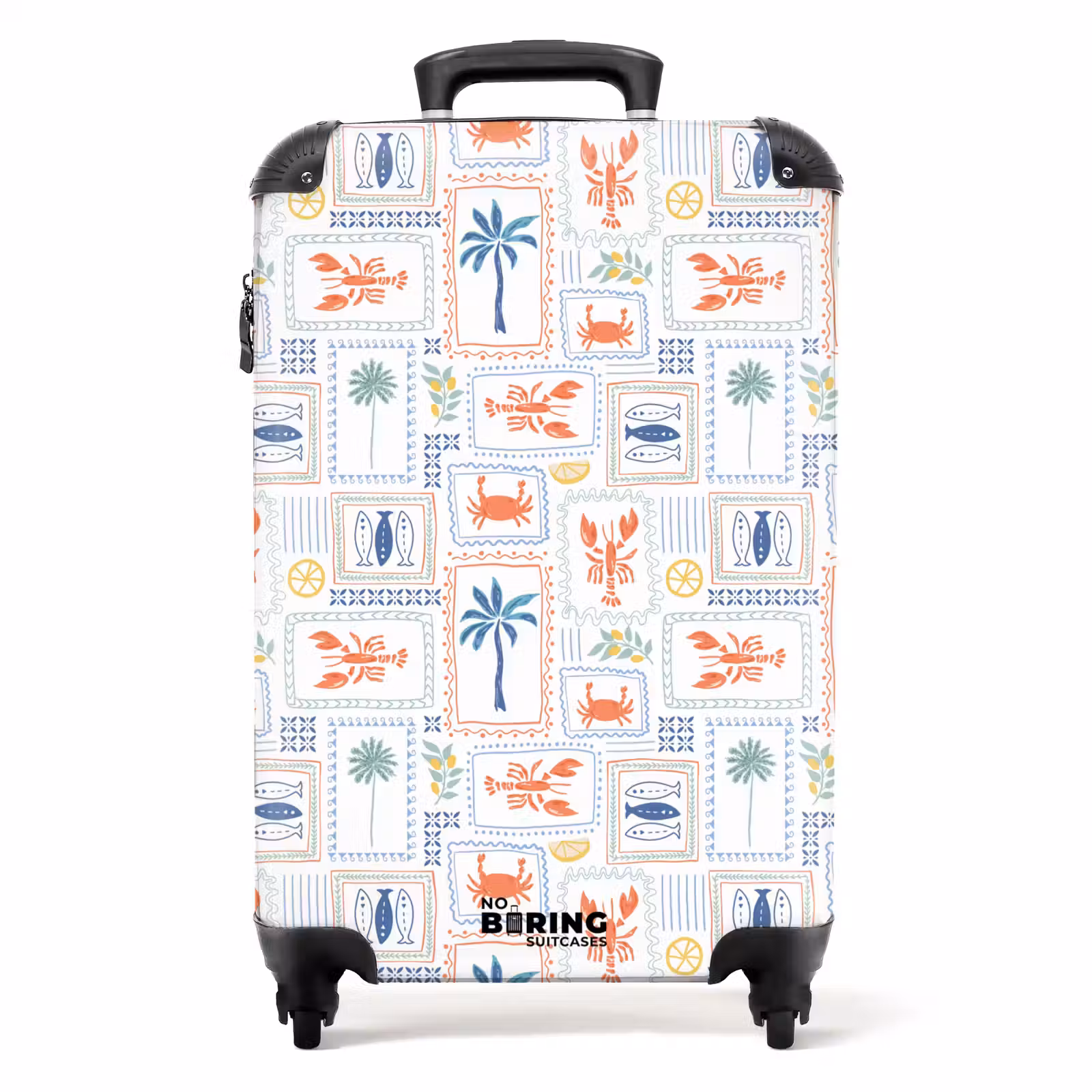 Koffer - Hummer mit Sommermuster bunt — 1
