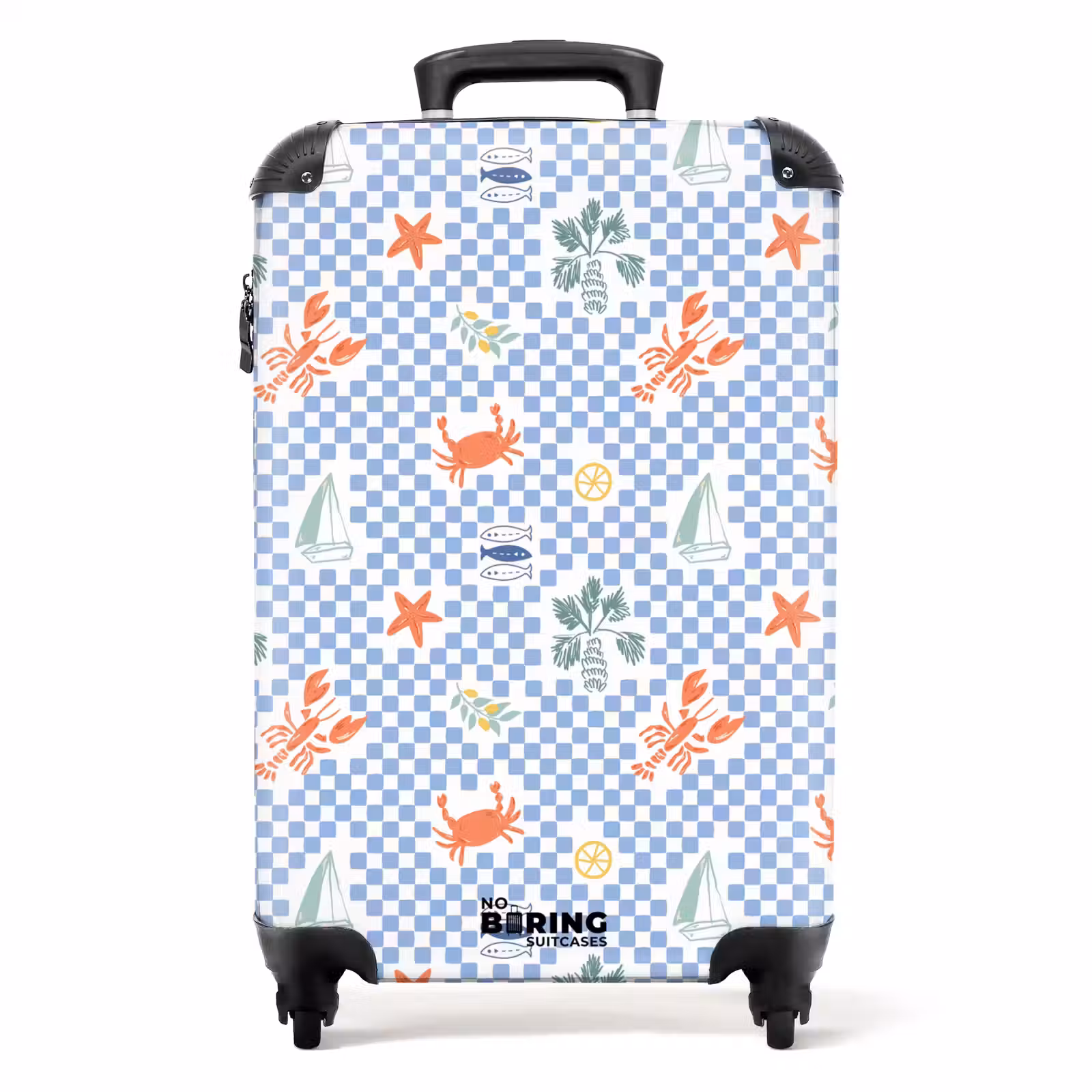 Koffer - Sommer Strand Druck blau — 1
