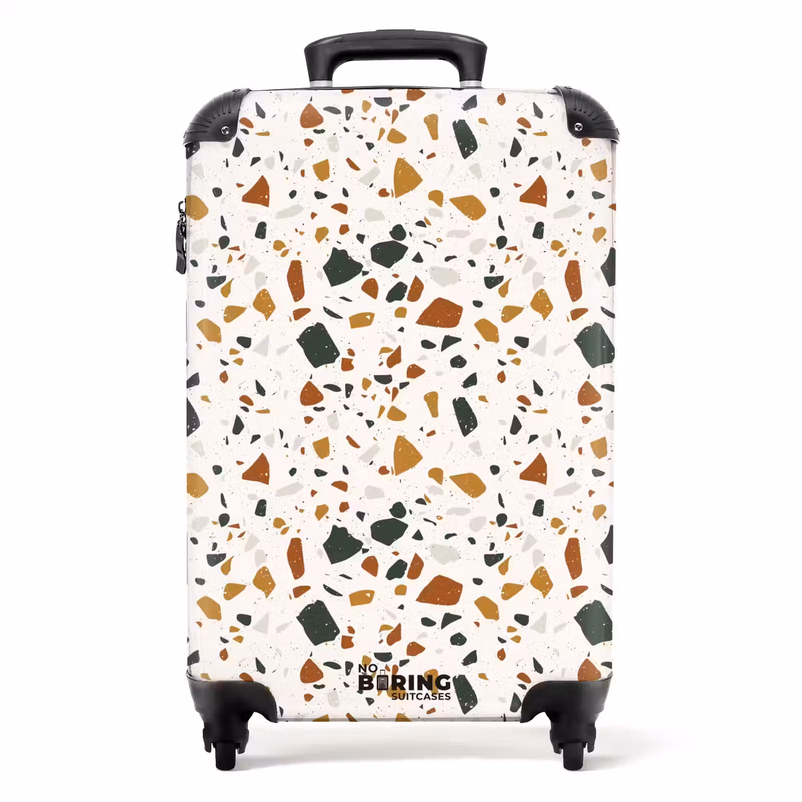 Koffer - Terrazzo-Muster rost-ocker — 1