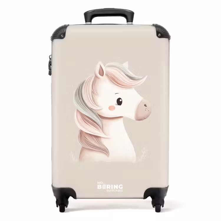 Koffer - Einhorn in rosa Pastellfarben — 1