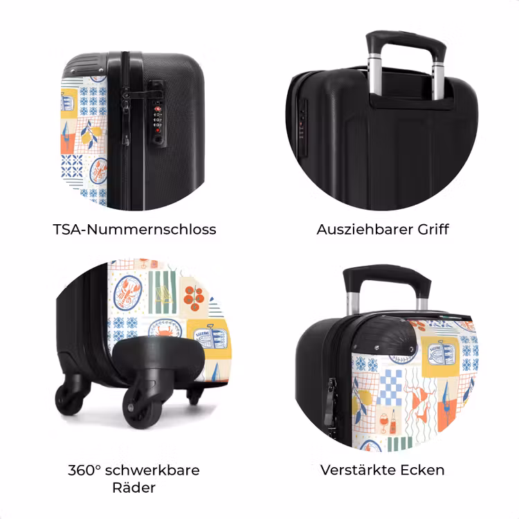 Koffer - Italienischer Sommerdruck bunt — 7