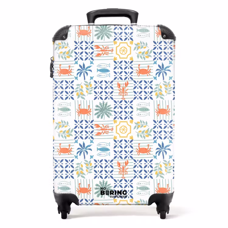 Koffer - Sommer Fliese Muster bunt — 1