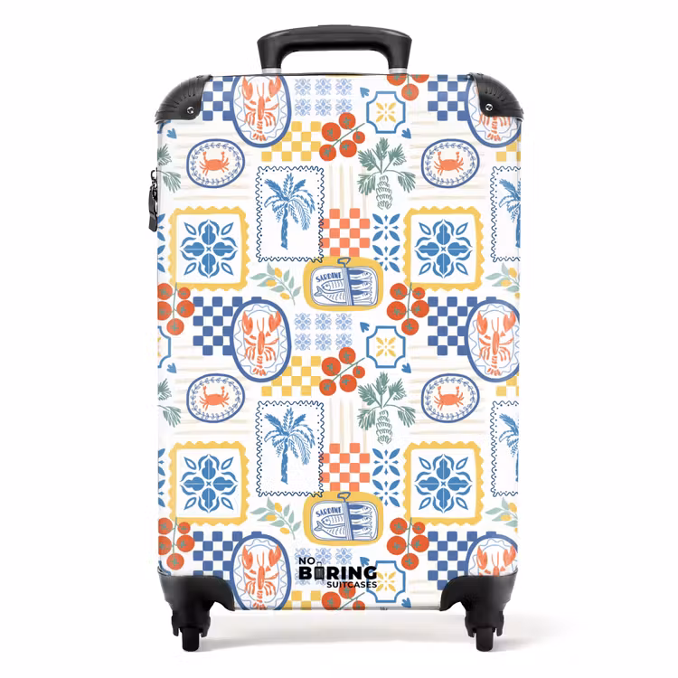 Koffer - Sommer Strand Druck bunt — 1
