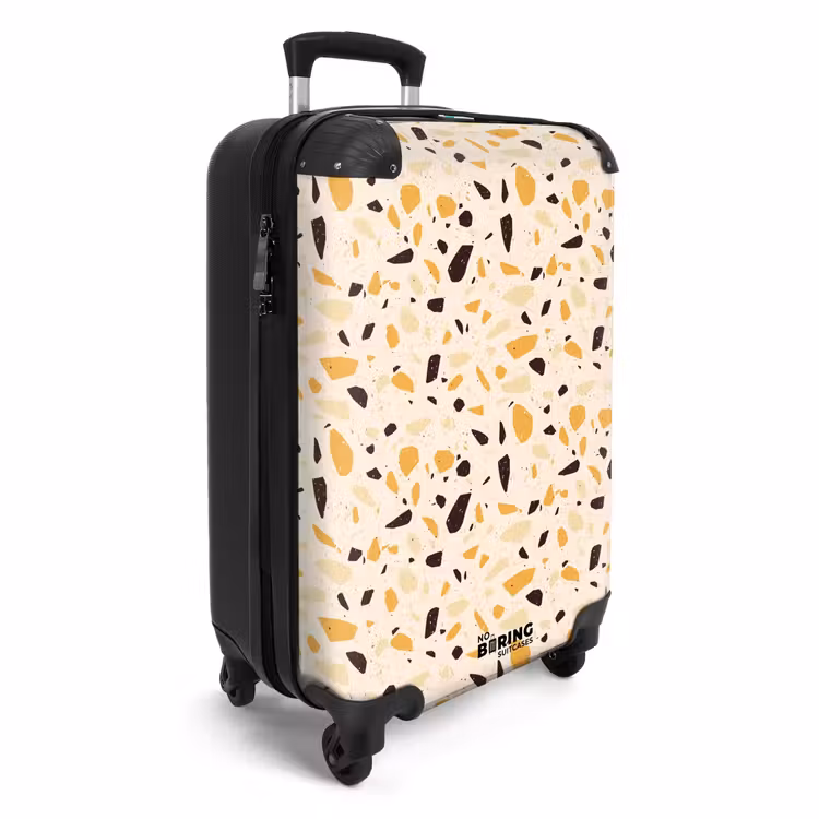 Koffer - Terrazzo-Muster gelb — 2