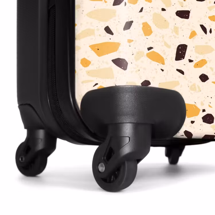 Koffer - Terrazzo-Muster gelb — 6