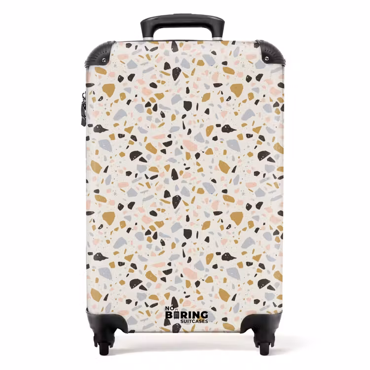 Koffer - Terrazzo-Muster mehrfarbig — 1