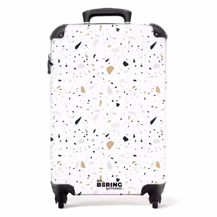 Koffer - Terrazzo-Muster neutral — 1
