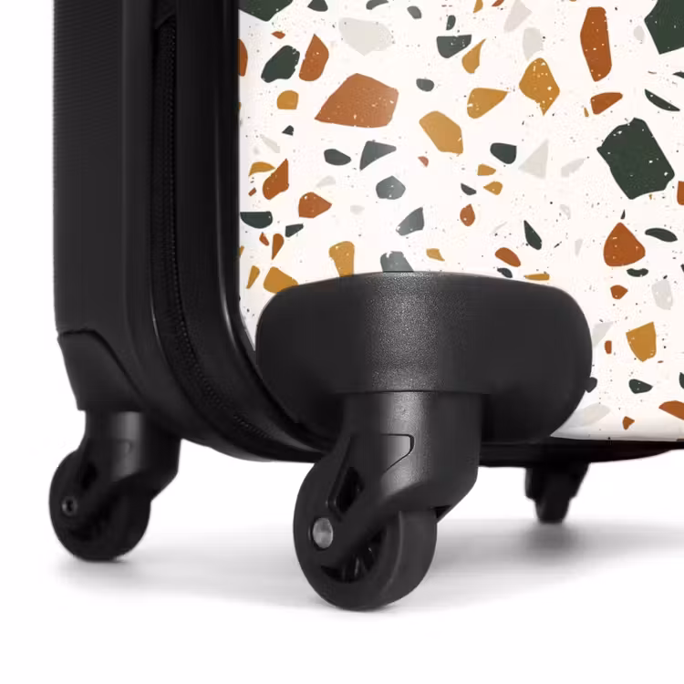 Koffer - Terrazzo-Muster rost-ocker — 6