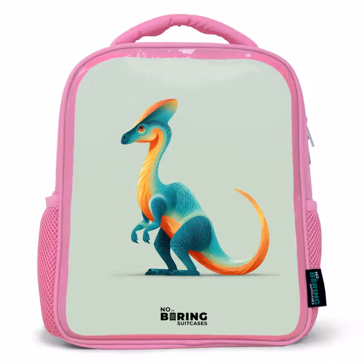 Kinderrucksack - Rosa - Dino - Blau - Tier — 1