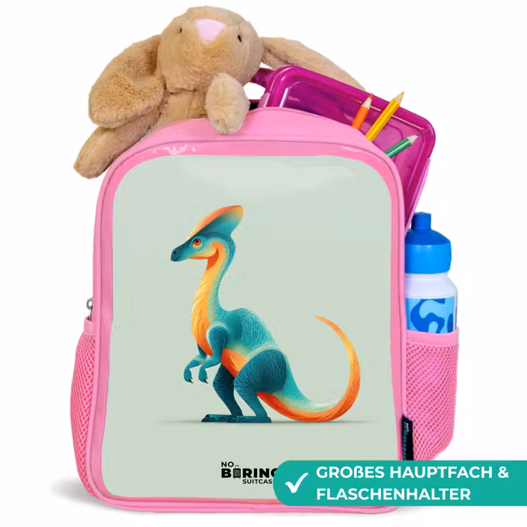 Kinderrucksack - Rosa - Dino - Blau - Tier — 3