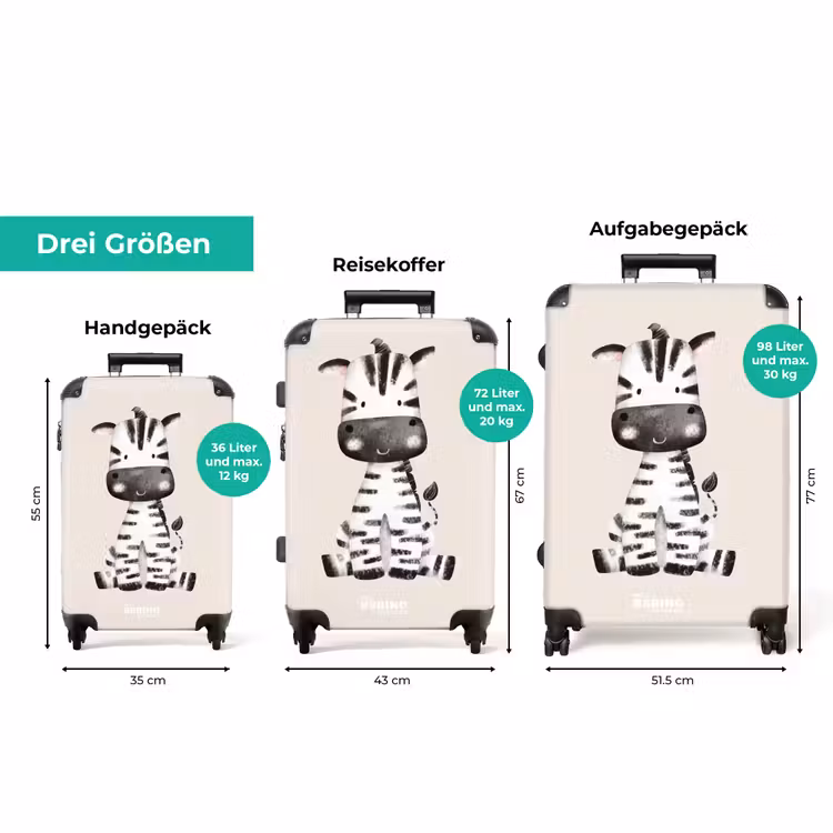 Koffer - Zoë Zebra — 3