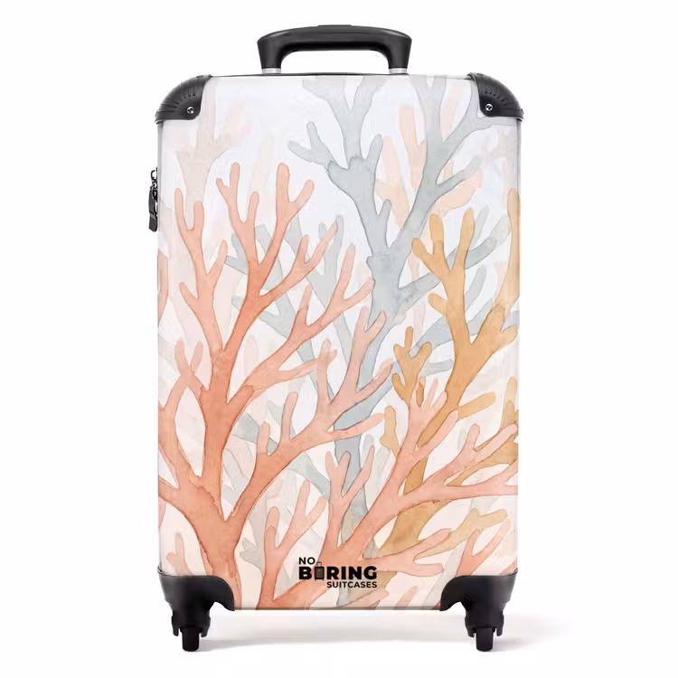 Koffer - Natur – Abstrakt – Aquarell – Organisch – Warm — 1