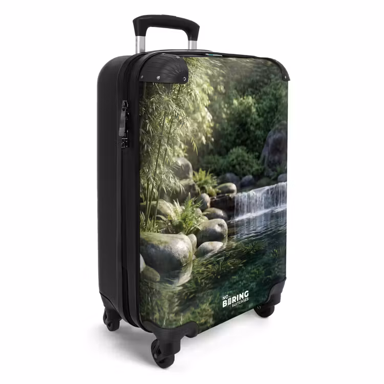 Koffer - Bach – Wasserfall – Natur – Grün — 2