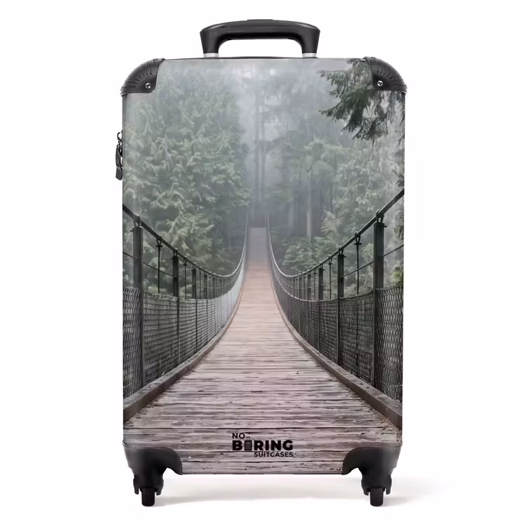 Koffer - Brücke – Wald – Nebel – Natur — 1