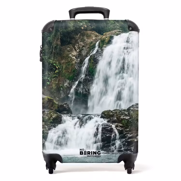 Koffer - Wasserfall – Wald – Natur – Grün — 1
