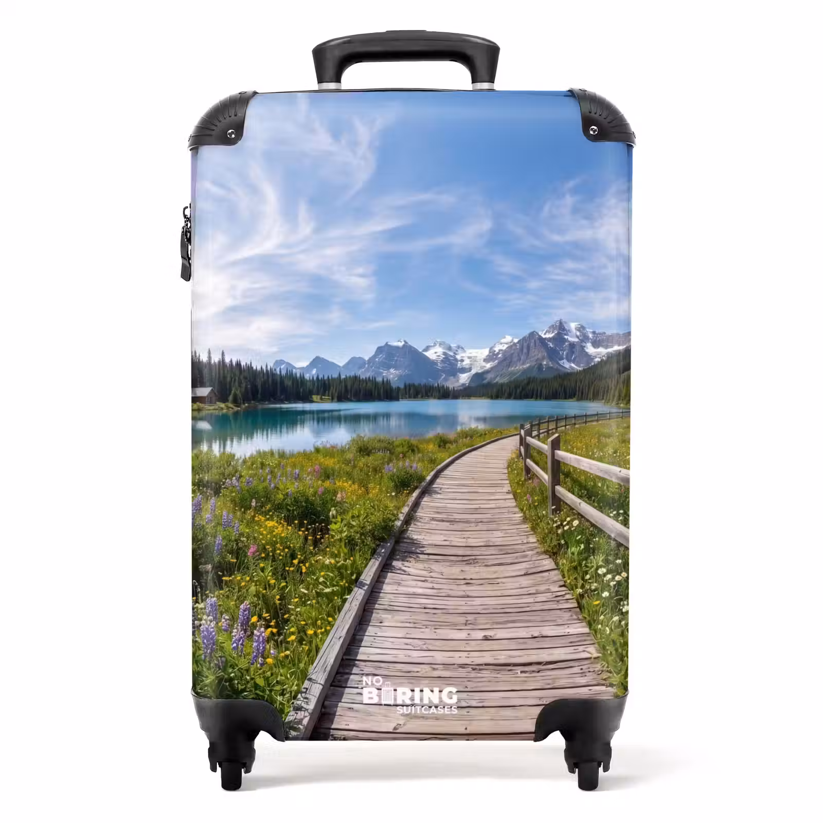 Koffer - Berge – See – Landschaft – Blau — 1