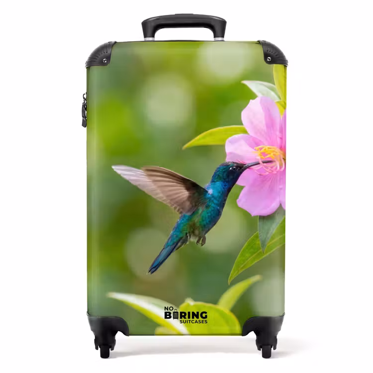 Koffer - Kolibri – Blume – Natur – Grün — 1