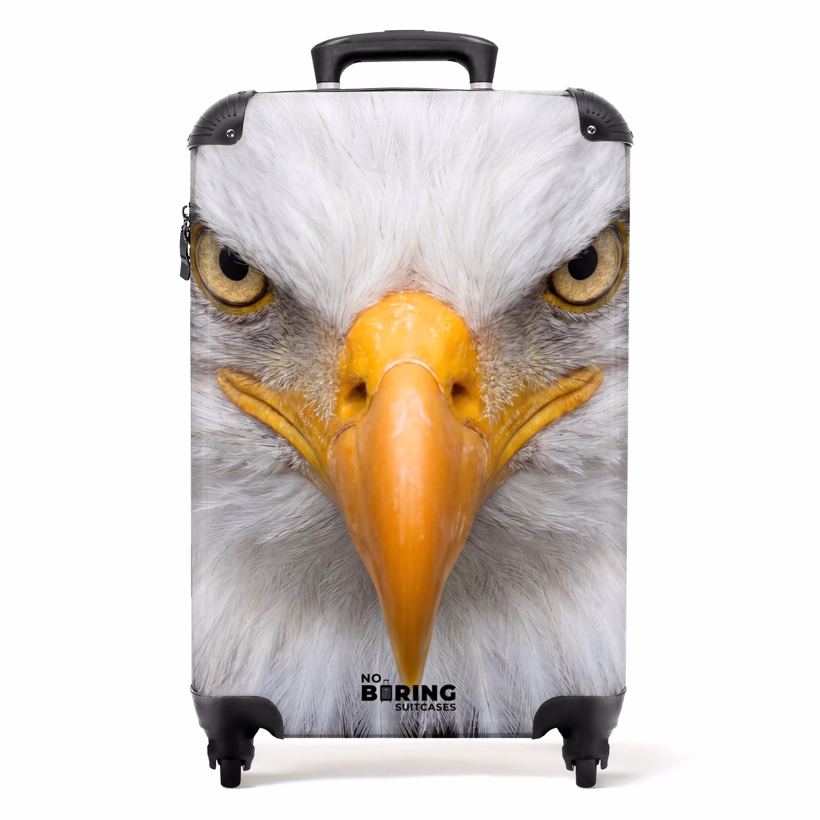 Koffer - Amerikanisch – Weißkopfseeadler – Porträt – Gelb — 1