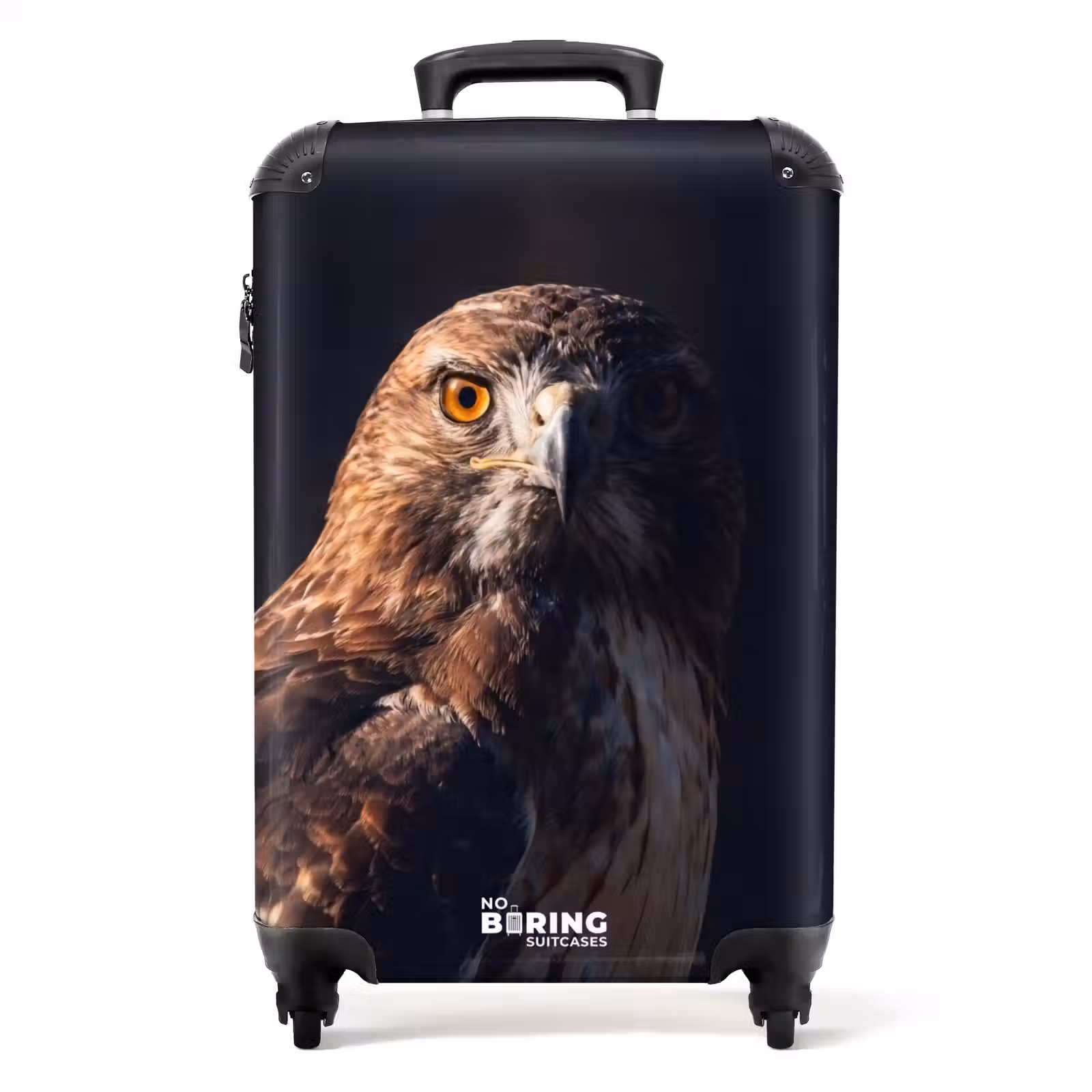Koffer - Greifvogel – Bussard – Braun — 1
