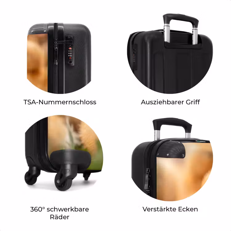 Koffer - Pfeil – Ente – Natur – Gelb — 8