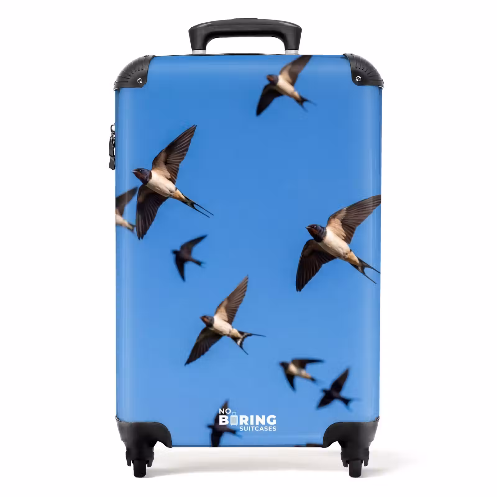 Koffer - Schwalben – Fliegen – Blau — 1