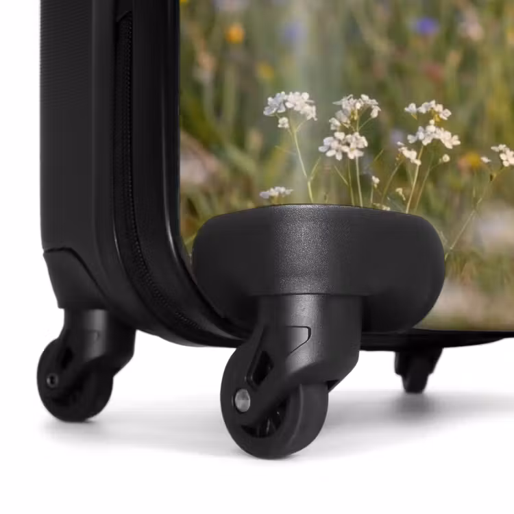 Koffer - Storch – Blumen – Wiese – Bunt — 7