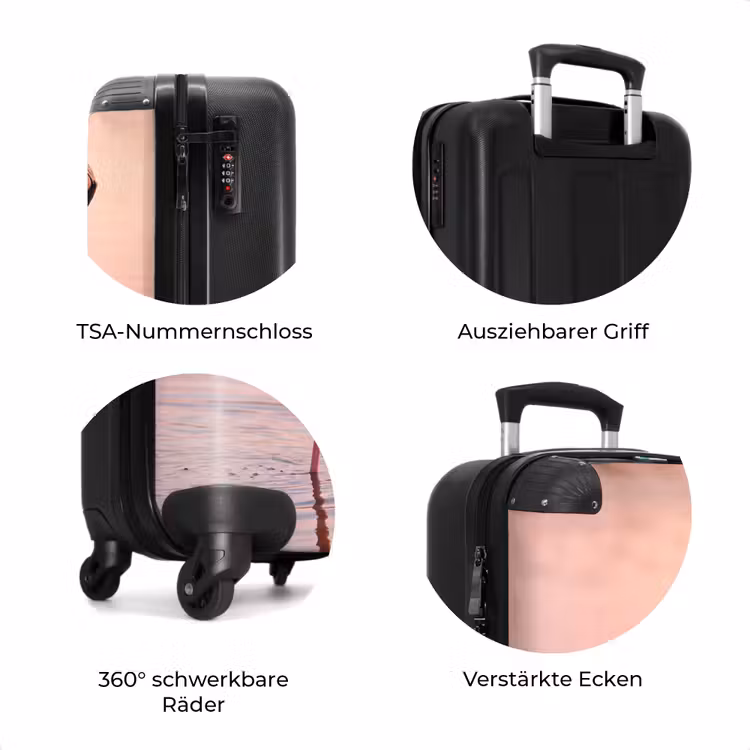 Koffer - Flamingo – Wasser – Rosa — 8