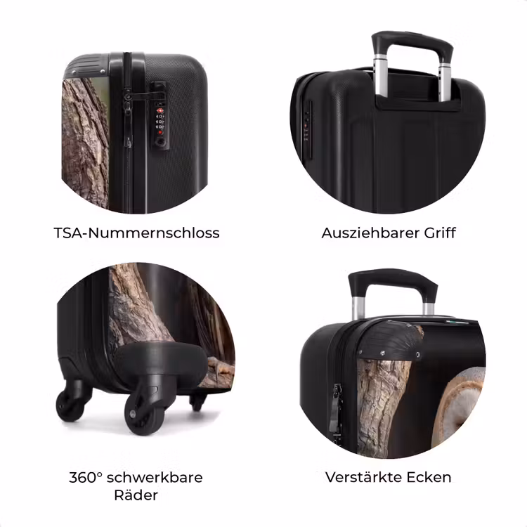 Koffer - Hauskauz – Baum – Natur – Braun — 8