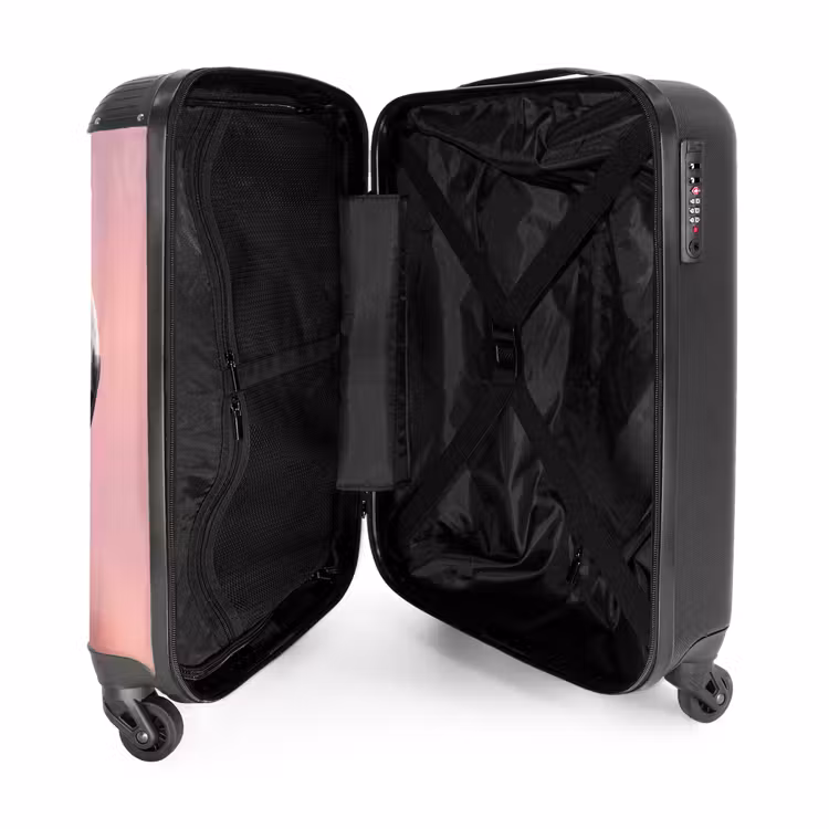 Koffer - Flamingo – Porträt – Rosa — 5