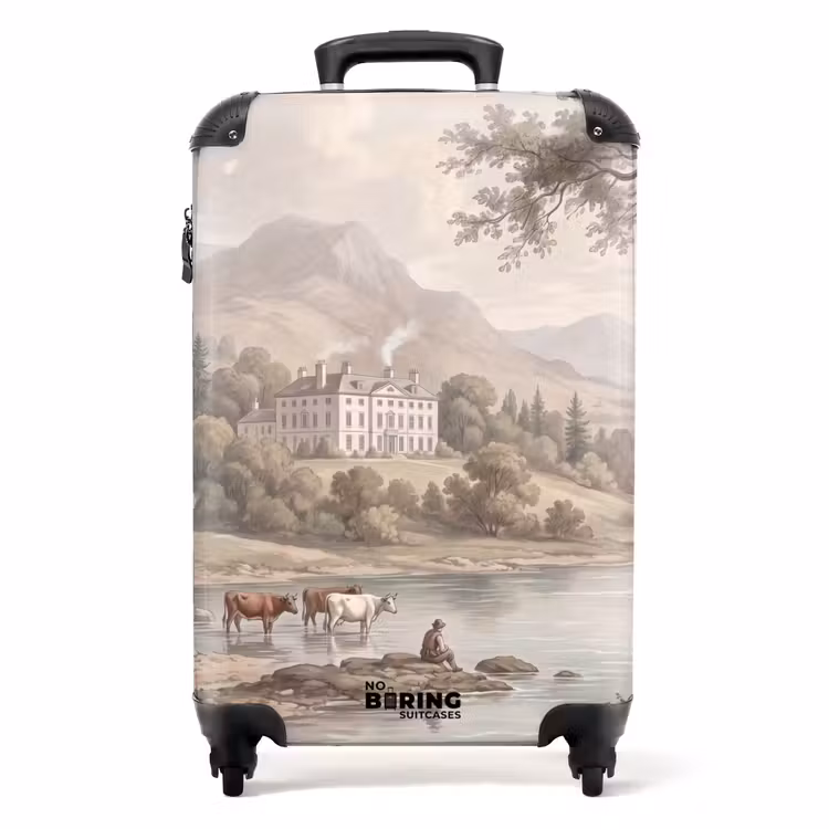 Koffer - Landhaus – Fluss – Vieh — 1