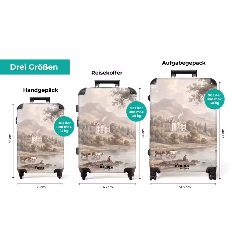 Koffer - Landhaus – Fluss – Vieh — 3