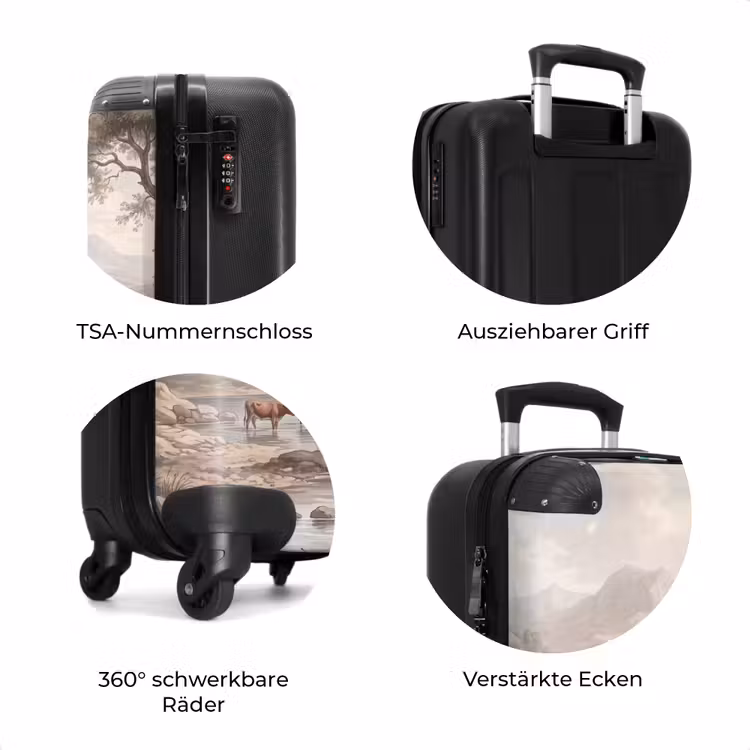 Koffer - Landhaus – Fluss – Vieh — 8