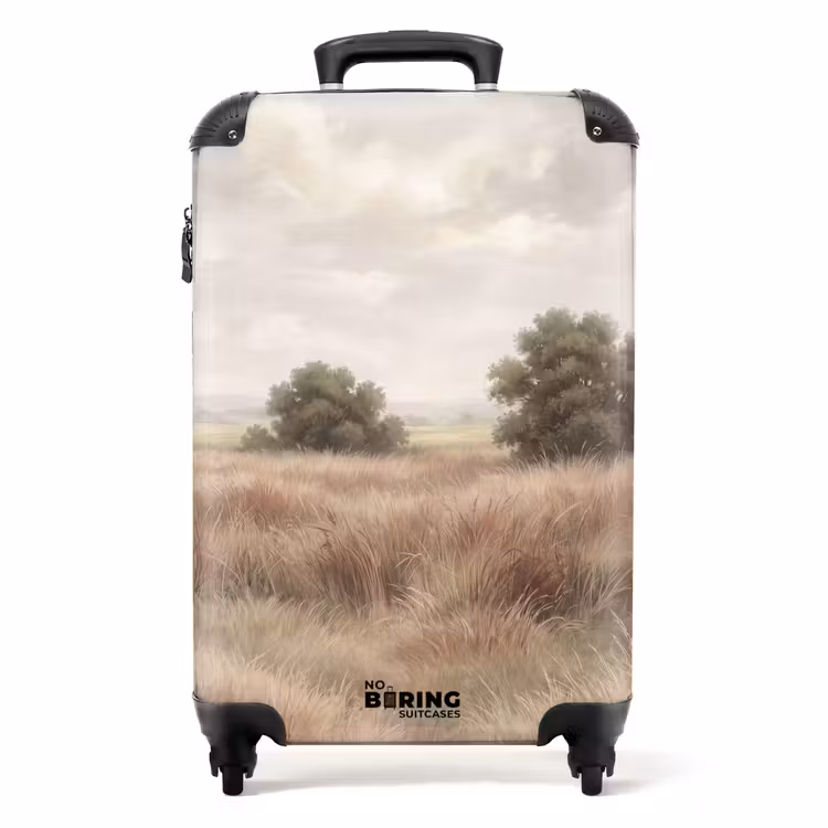 Koffer - Landschaft – Minimalistisch – Beige — 1
