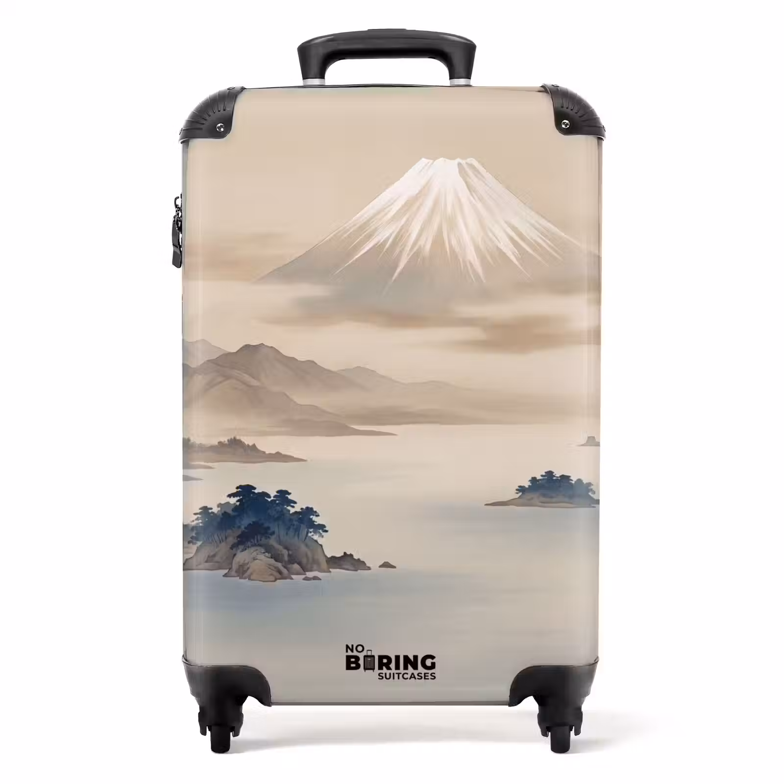 Koffer - Japanisch – Landschaft – Beige — 1