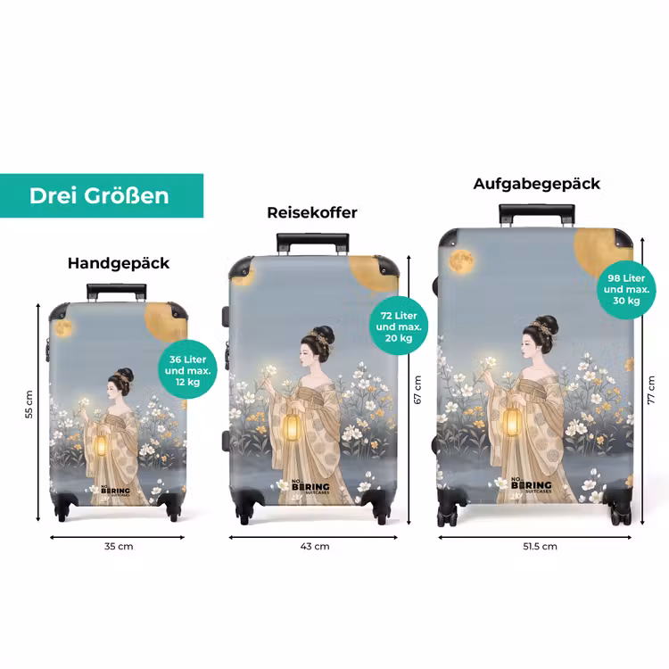Koffer - Asiatisch – Frau – Kimono — 3